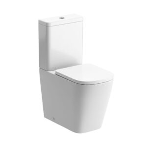 Tilia square close coupled and fully shrouded rimless toilet DIPTP0176