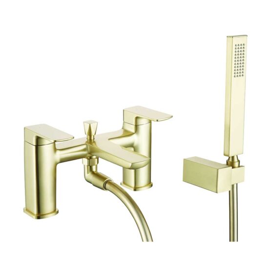 Finissimo Bath Shower Mixer in Brushed Brass