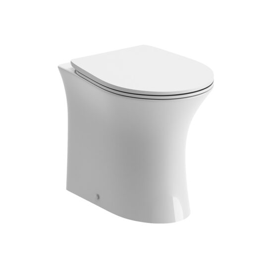Sandro back to wall WC pan and rimless seat