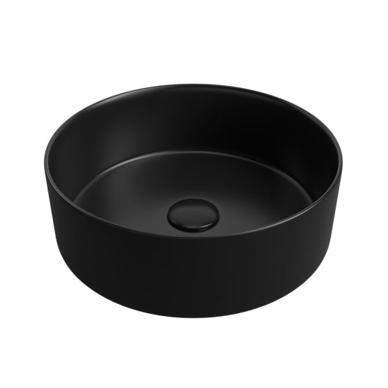 Corfe wash basin in black