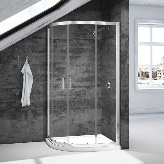 Merlyn Vivid Boost 2 door curved quadrant shower enclosure