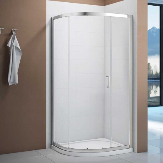 Merlyn Vivid Boost single door curved quadrant shower enclosure