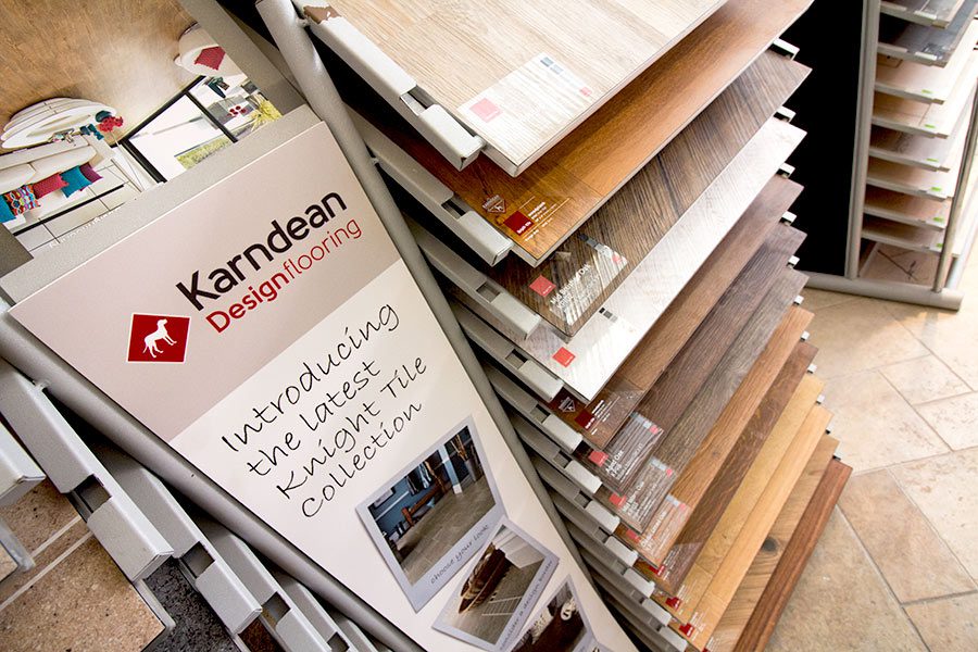 Karndean Design Flooring on display at Room H2o in Dorset