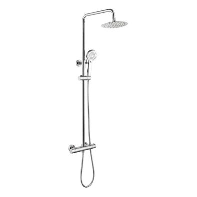 Primo Cool-Touch Thermostatic Mixer Shower with Overhead shower in chrome