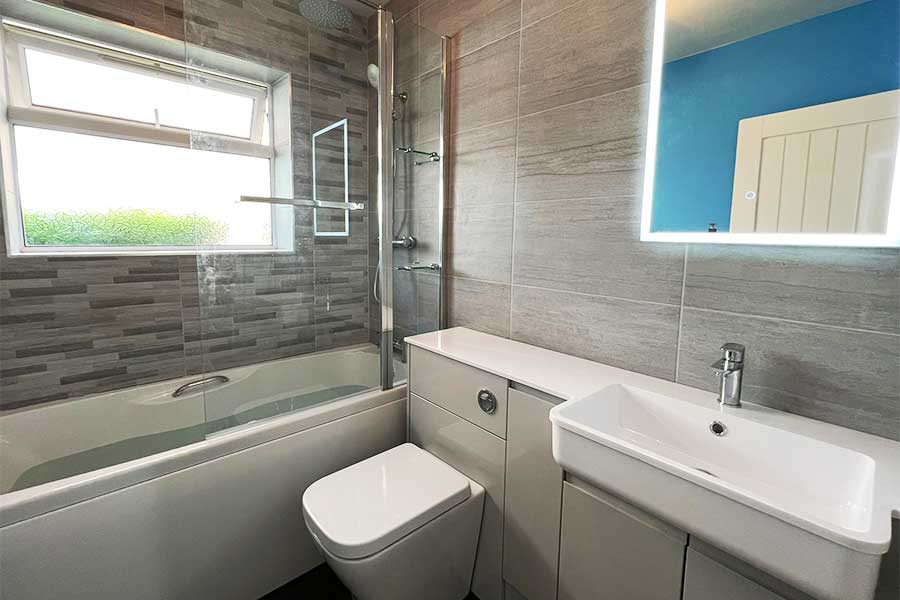 New bathroom by Room H2o at a house in Wool Dorset