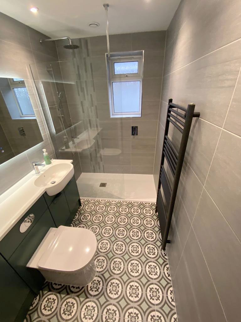 A completed family bathroom refurbishment by Room H2o in Sandford Dorset